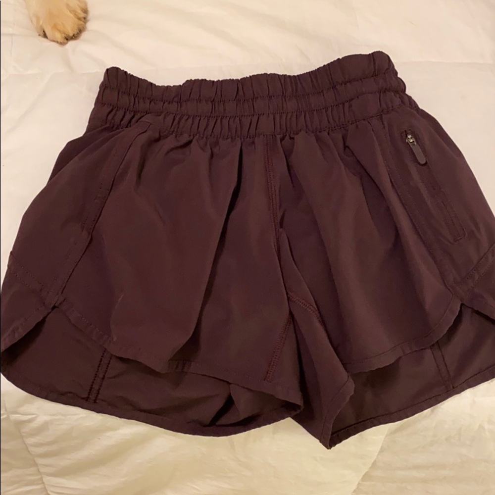Dark purple lululemon shorts